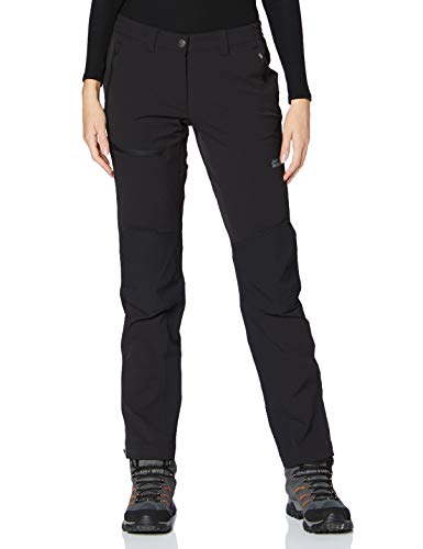 Jack Wolfskin Damskie spodnie ROCK Trek Hose Schwarz, 84