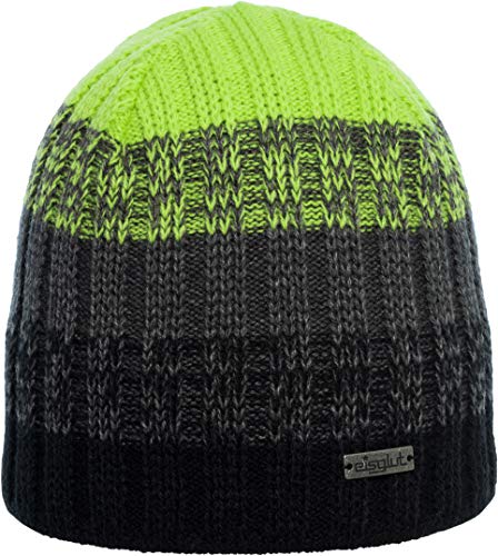 Eisglut Czapka Reno, czarna/limonkowa, XL/61-62 cm