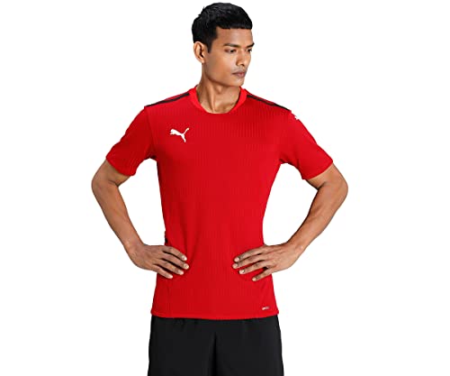 PUMA PUMA Męska koszulka piłkarska z motywem drużyny Puma Red M 704386