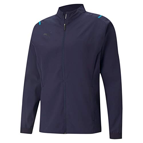 PUMA PUMA Męska kurtka Teamcup Sideline pleciona kurtka Peacoat-Puma New Navy M 656743