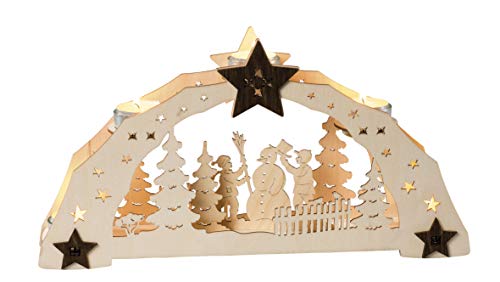 Saico L1923 latarka, drewno, kolorowa, duża