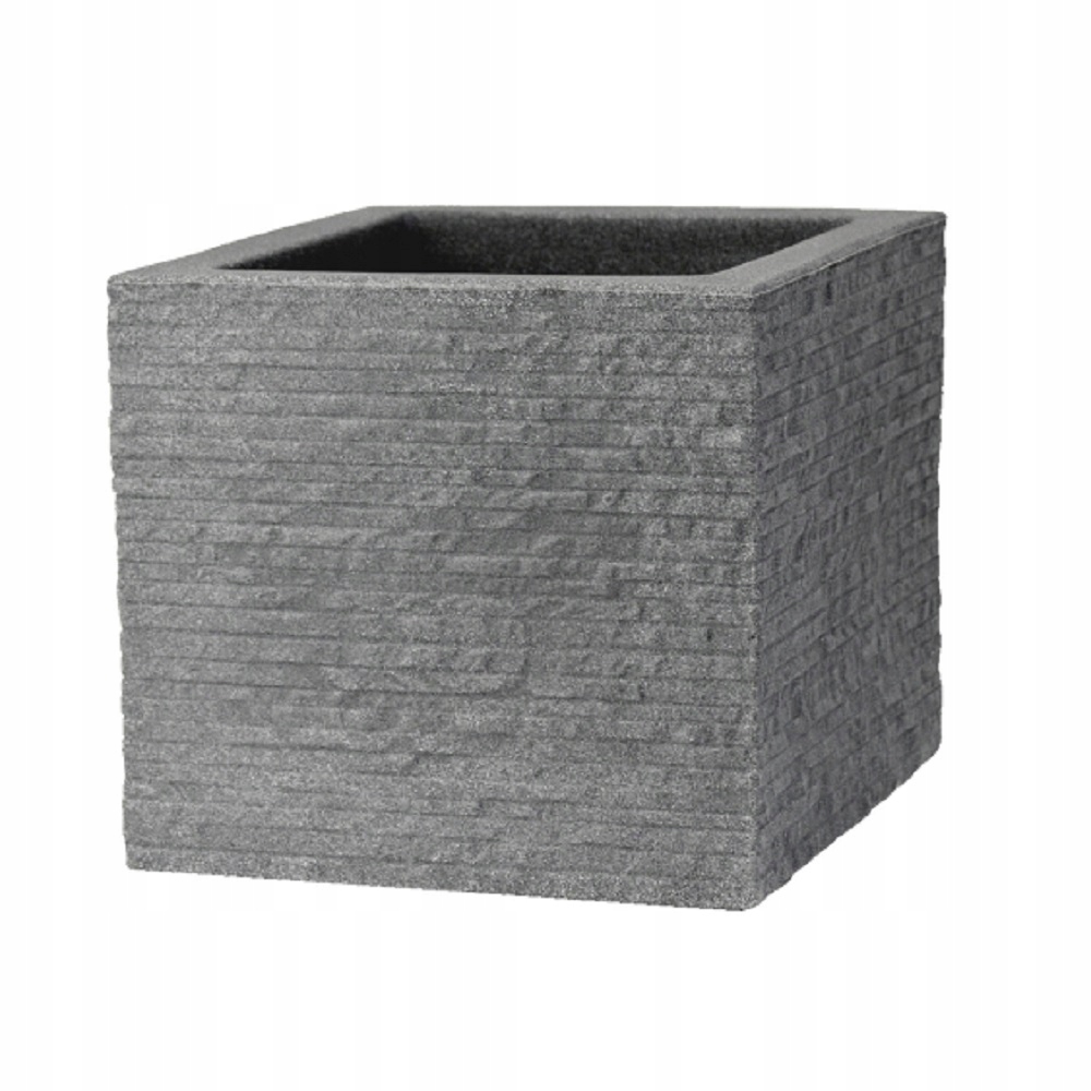 Patio KUBUS DONICA CEGLANA 40 X 40 X 32 CM SZARA 90139