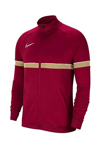 Nike Męska kurtka dresowa Dri-FIT Academy 21, drużynowa czerwona/biała/dżersejowa złota/biała, M CW6113