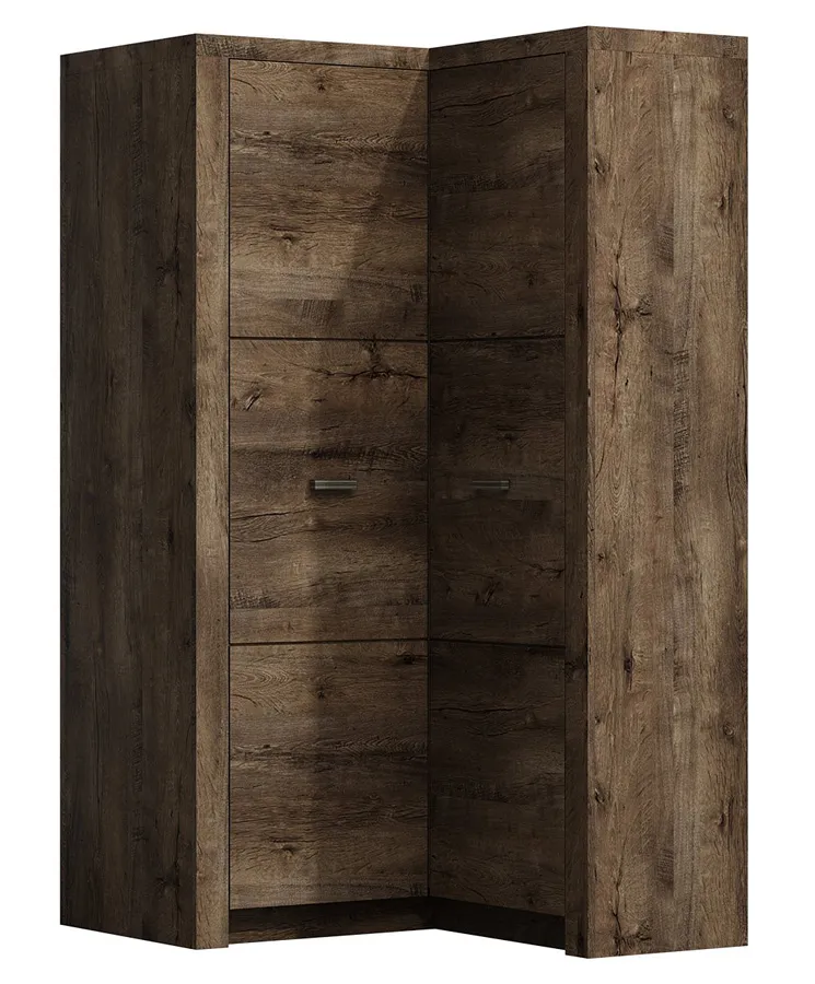 Szafa narożna jesion ciemny A5-W90