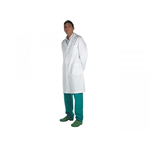 GiMa 26101 męski 100% bawełna Professional Lab/Ärzte płaszcz, rozmiar M (42), Professional tragen