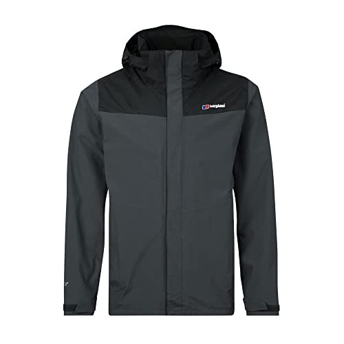 Berghaus Hillwalker męska kurtka przejściowa, hardshell, Gore-Tex, wodoszczelna kurtka, szary, xxl