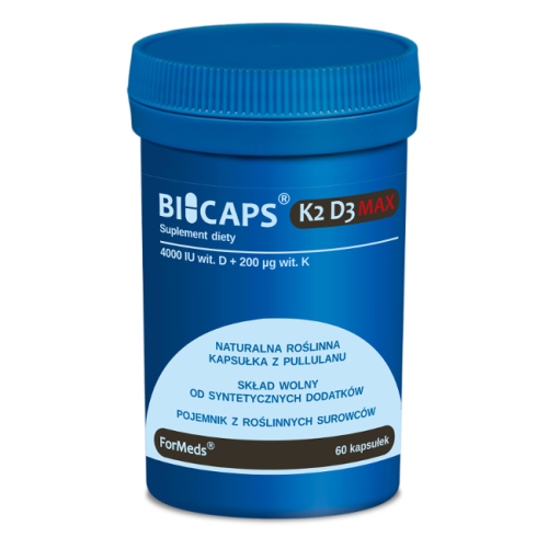 ForMEDS BICAPS K2 D3 MAX / 60 kaps. # KUPON RABATOWY TT001684