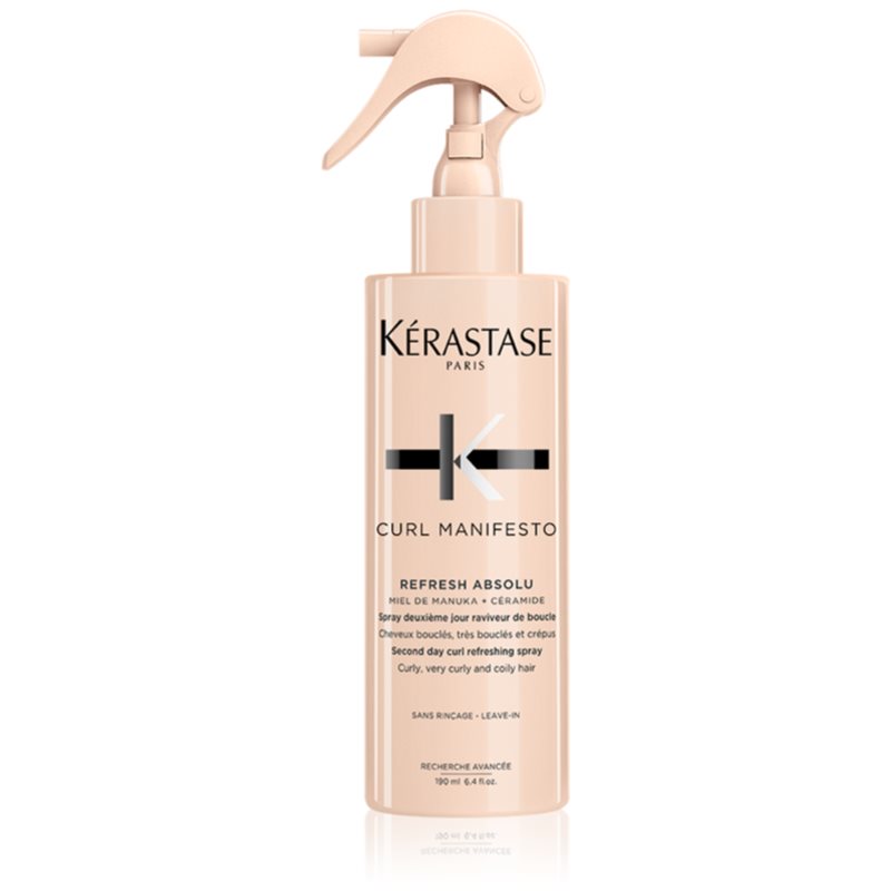 Kerastase Curl Manifesto Refresh Absolu spray odświeżający do włosów kręconych i falowanych 190 ml