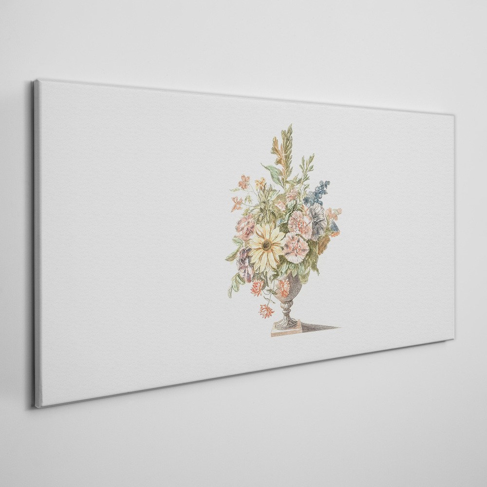 Obraz na Płótnie Nowoczesny Kwiaty Rośliny 140x70cm