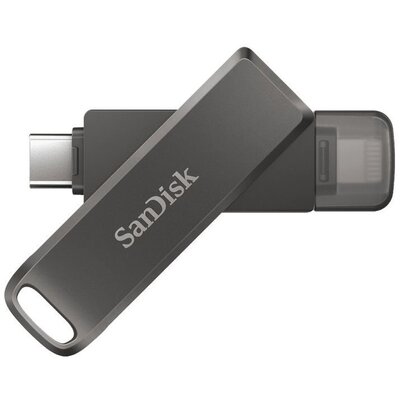 Sandisk iXpand pamięć USB 64 GB USB Type-C / Lightning 3.2 Gen 1 (3.1 Gen 1) Czarny, Nośnik Pendrive USB