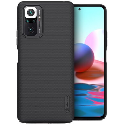 Nillkin Etui Frosted Shield Xiaomi Redmi Note 10 Pro, czarne 6902048216198