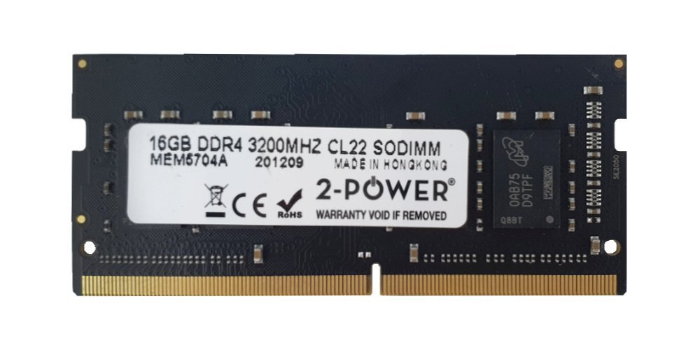 RAM 1x 16GB 2-POWER SO-DIMM DDR4 3200MHz PC4-25600 | MEM5704A