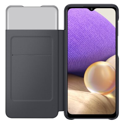 Samsung Pokrowiec na telefon S View Wallet Cover na Galaxy A32 LTE EF-EA325PBEGEE) Czarne