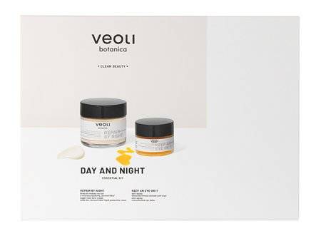 Veoli Botanica Veoli Botanica zestaw Day and Night Essential Kit krem na noc + balsam pod oczy