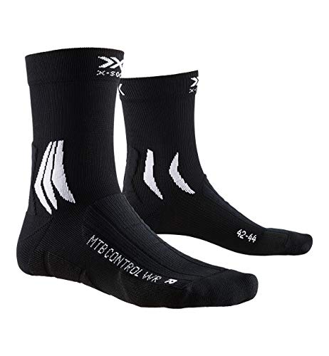 X-Socks Unisex Mountain Bike Control wodoodporne skarpety czarny Opal Black/Arctic White 42-44 XS-BS01S19U