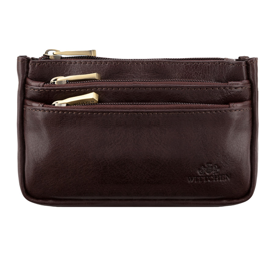 Saszetka ze skóry na pasek