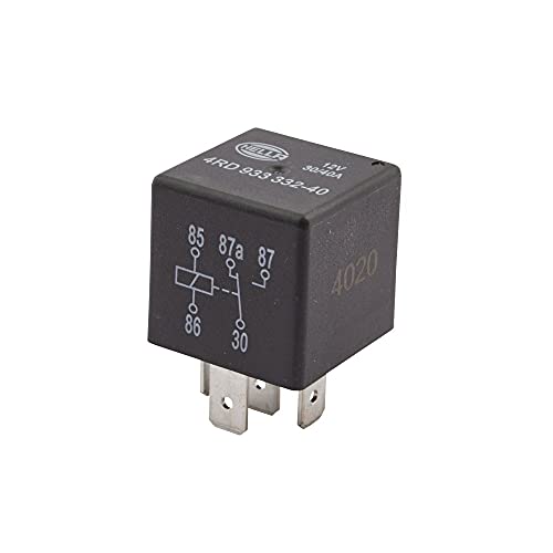 HELLA 4RD 933 332-401 Przekaźnik, prąd pracy - 12V - 5- biegunowy - Zestyk przełączny - Ilość: 1