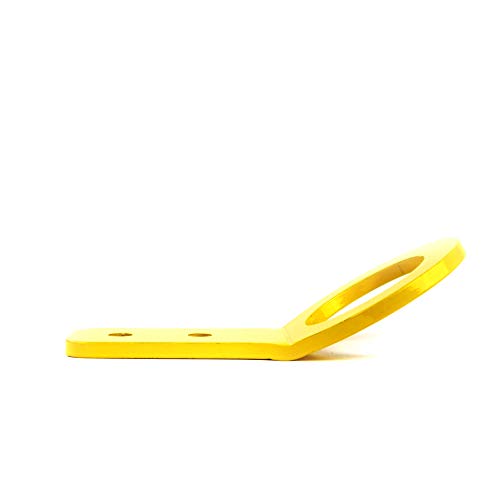 Omp OMPEB/573 hak holowniczy stal szlachetna aluminium grubość: 6 mm, żółty, rozmiar uniwersalny