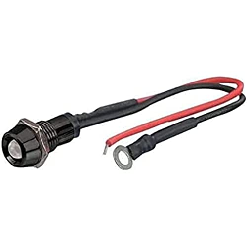 Foliatec 33157 lampki kontrolne LED, czarny/biały, średnica 10 mm