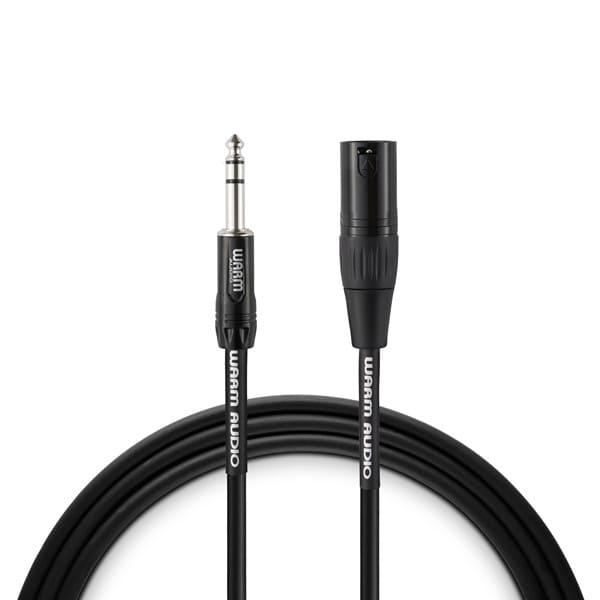 ‌Warm Audio - Kabel Interconnect PREMIER XLRm - TRSm 1.8m ♦ 30 DNI NA ZWROT ♦ GWARANCJA DOOR-TO-DOOR ♦ SZYBKA WYSYŁKA