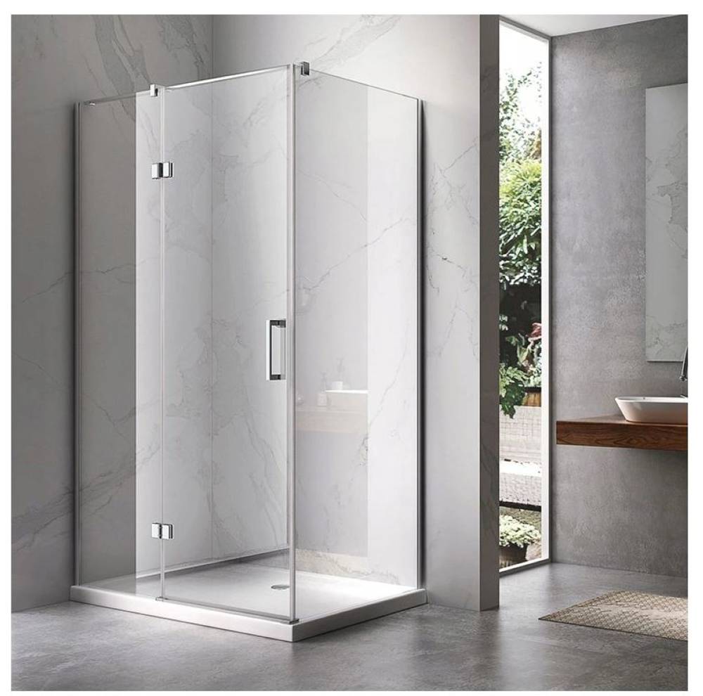 Calbati Kabina prysznicowa 100x80 szkło uchylna 23178214