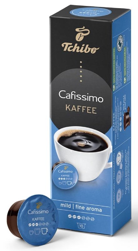 Tchibo Kapsułki Cafissimo Coffee Mild 10 sztuk 8038-uniw