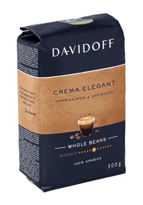 Davidoff CAFE Kawa ziarnista Cafe Creme Elegant 500g 8092-uniw