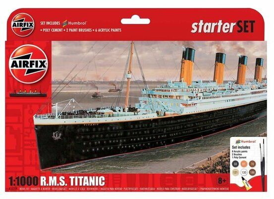 R.M.S. Titanic zestaw z farbami Airfix