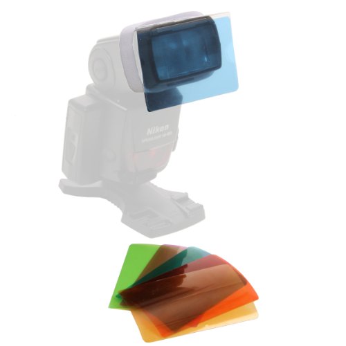 Walimex Pro Farbfilter-Set für Kompaktblitze, 6tlg. 16964