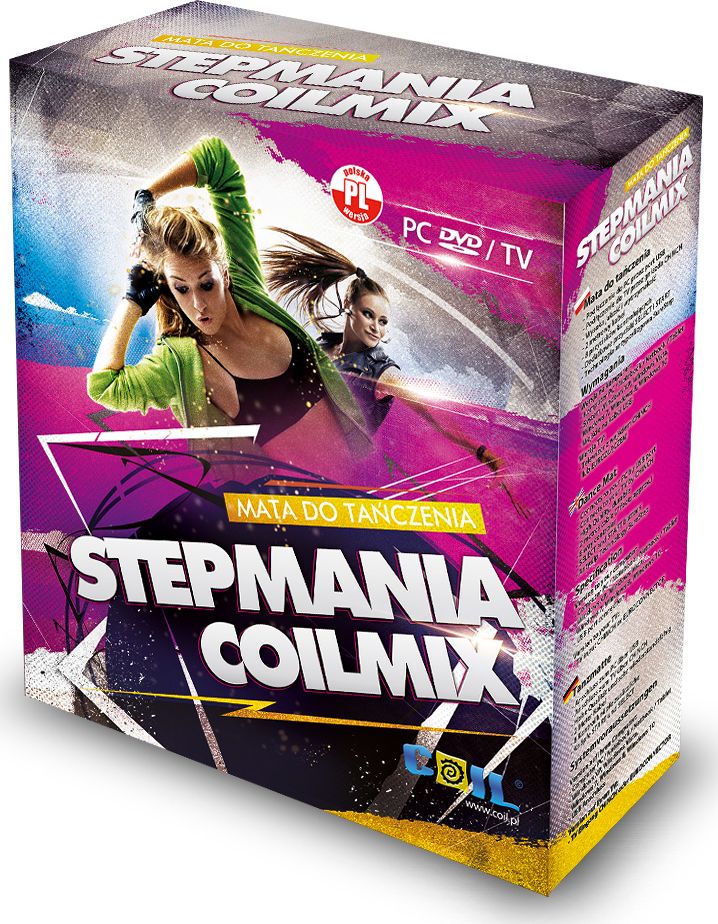 COILMIX STEPMANIA 8.0 HD + mata do tańczenia GRA PC
