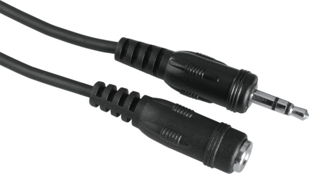 Kabel Hama Jack 3.5mm - Jack 3.5mm 5m czarny 002051050000