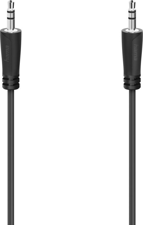 Kabel Hama Jack 3.5mm - Jack 3.5mm 5m czarny 002051160000