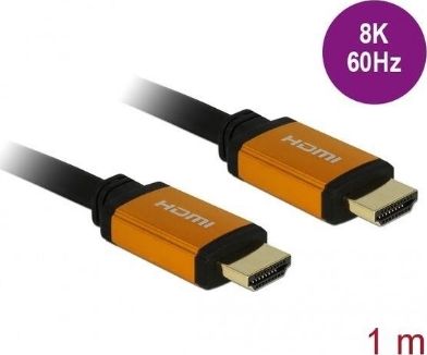 Kabel Delock HDMI - HDMI 1m pomarańczowy 85727