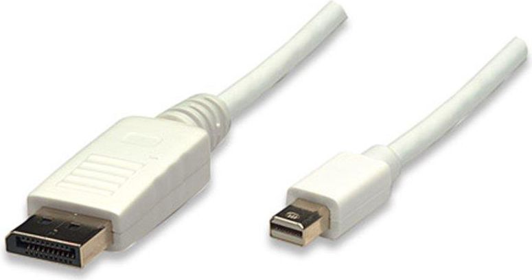 Kabel Techly DisplayPort Mini - DisplayPort 1m biały 305229