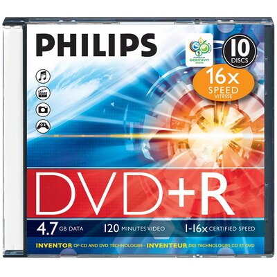 Philips Płyta DVD+R 4.7 GB Slim