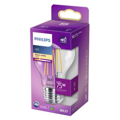 LED Żarówka VINTAGE Philips A60 E27/8,5W/230V 2700K