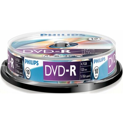 Philips 1idea DVD-R 4.7GB 16x Szpula (DM4S6B10F/00)