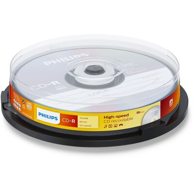 Philips CD-R 700MB 52x Szpula*10 (CR7D5NB10/00)