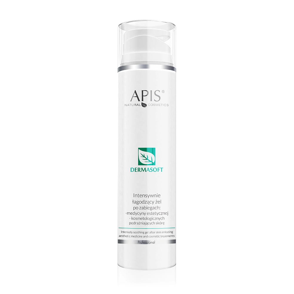 Apis Natural Cosmetics Dermasoft Intensywnie łagodzący żel po zabiegach medycyny estetycznej i kosmetologicznych 200ml