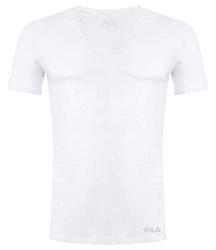 FILA Męska koszulka Fu5001 T-shirt męski biały biały L