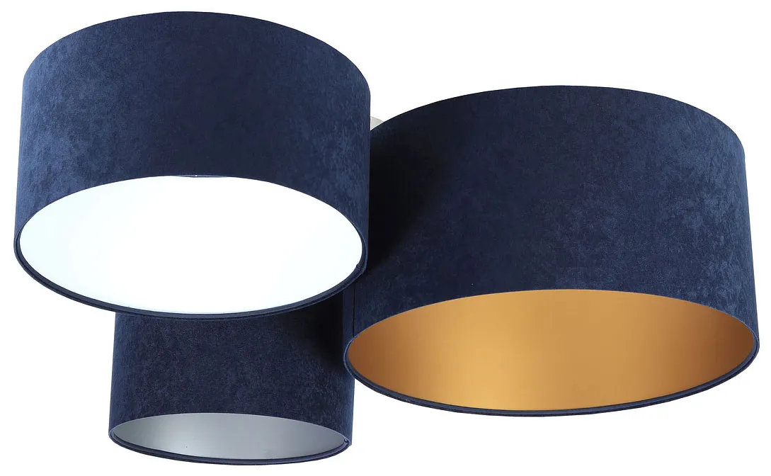 Nowoczesna potrójna plafoniada nad stół K4-E27