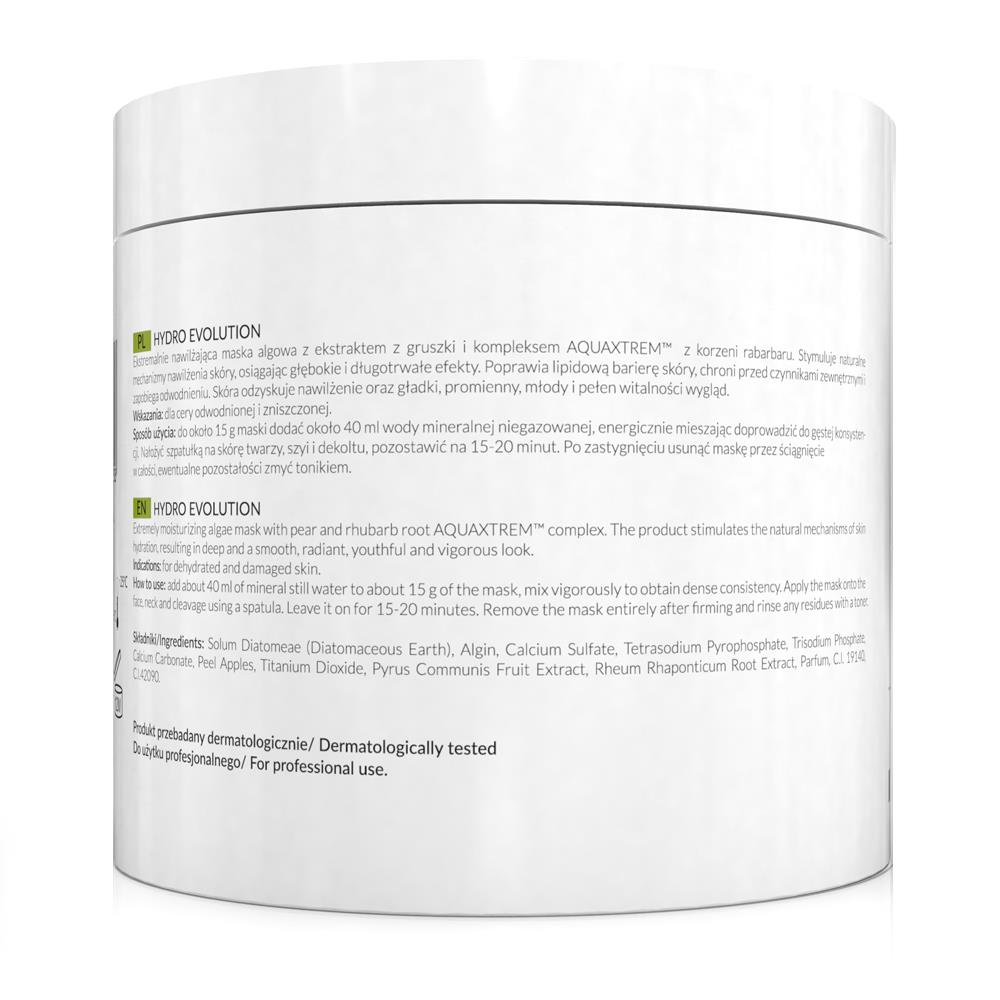 Apis Professional Hydro Evolution ekstremalnie nawilżająca maska algowa z gruszką i rabarbarem AQUAXTREM 250 g