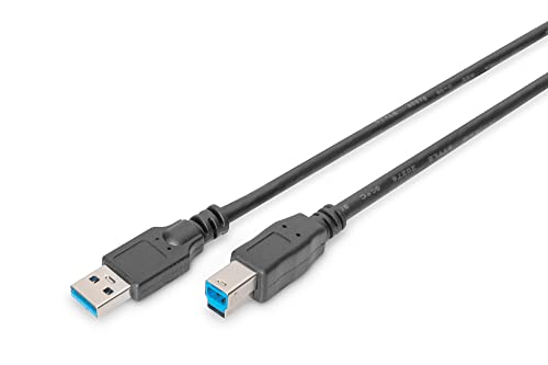 Digitus Kabel USB USB A/USB B 1.8m Czarny AK-300115-018-S