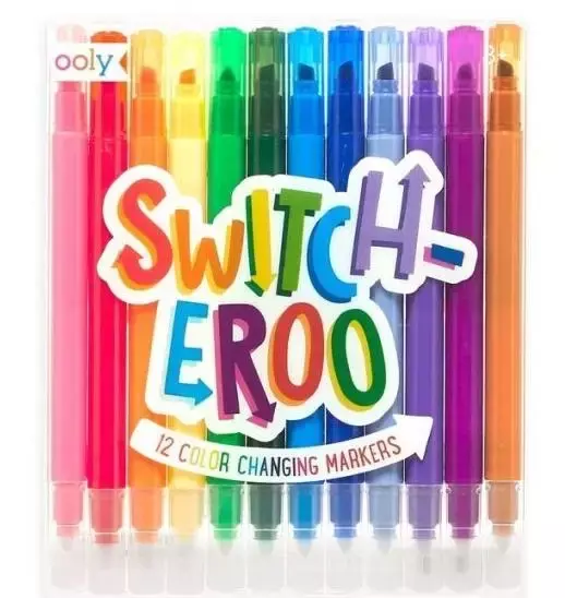 Kolorowe Baloniki Kolorowe Baloniki Flamastry zmieniające kolor Switch-Eroo 12 sztuk 373158