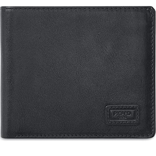 Picard, Męski portfel z serii Authentic 1, w kolorze czarnym, ze skóry 73281A2001