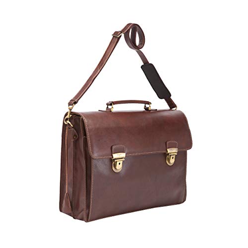 Picard, Teczka męska, aktówka z serii Toscana, w kolorze kawowym/brązowym, z naturalnej skóry, z uchwytem 8787636094