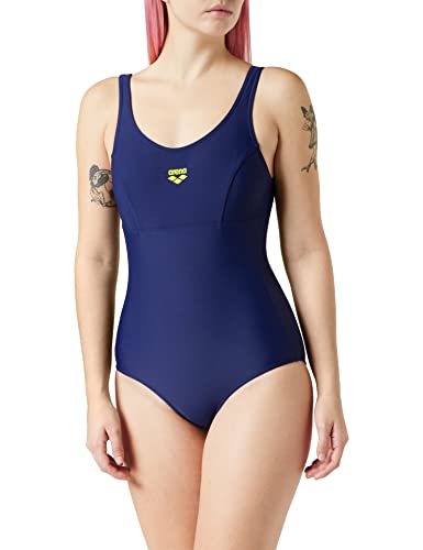 Arena Melby kostium kąpielowy dla kobiet, niebieski (granatowy/żółty sta), 42 000002A091-073