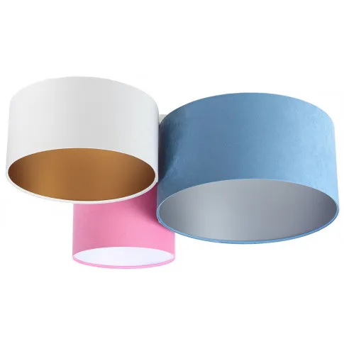 Kolorowy welurowy plafon abażurowy A8-G83