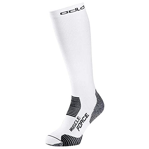 Odlo Skarpety męskie Over The Calf Ceramicool Muscle Fo biały biały 45