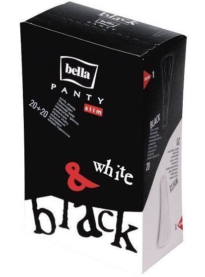 Bella Panty Slim Black&White 40 Szt.